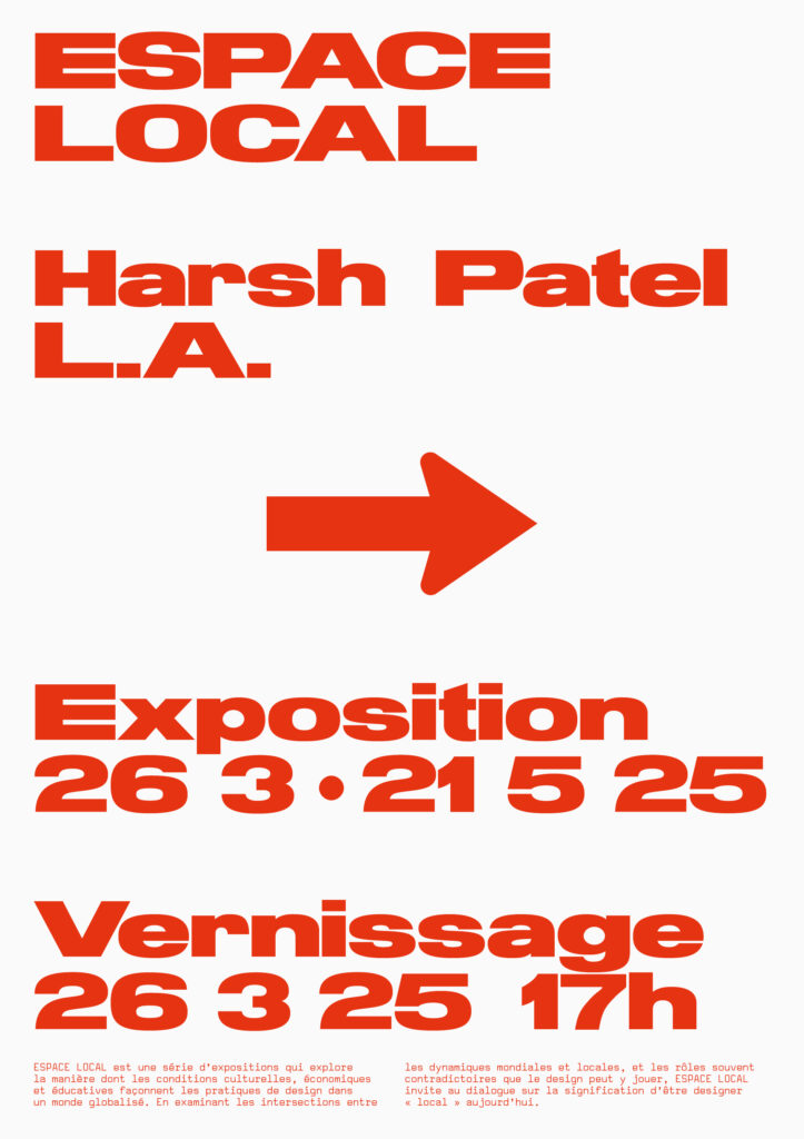 Espace local : Harsh Patel (L.A.)