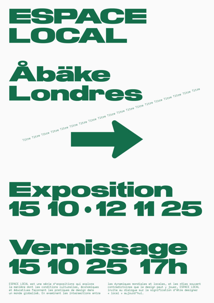 Espace local : Åbäke (Londres)
