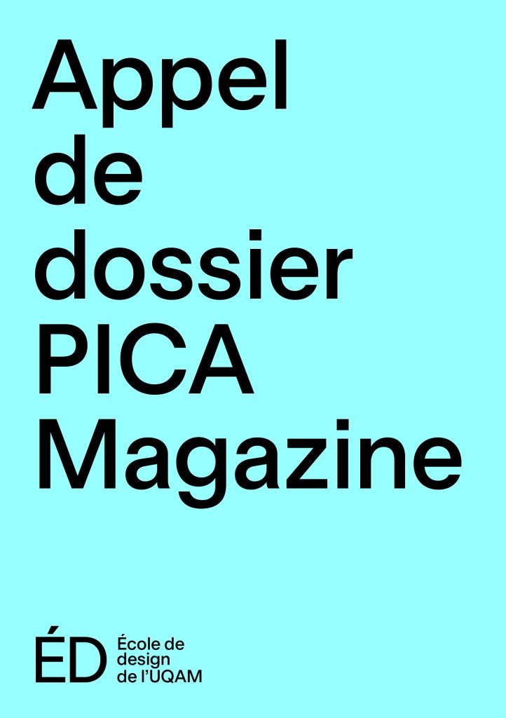 Appel de dossier PICA Magazine
