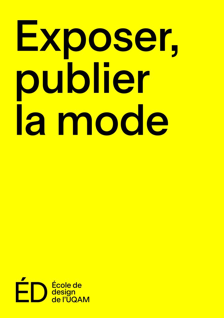 Exposer, publier la mode