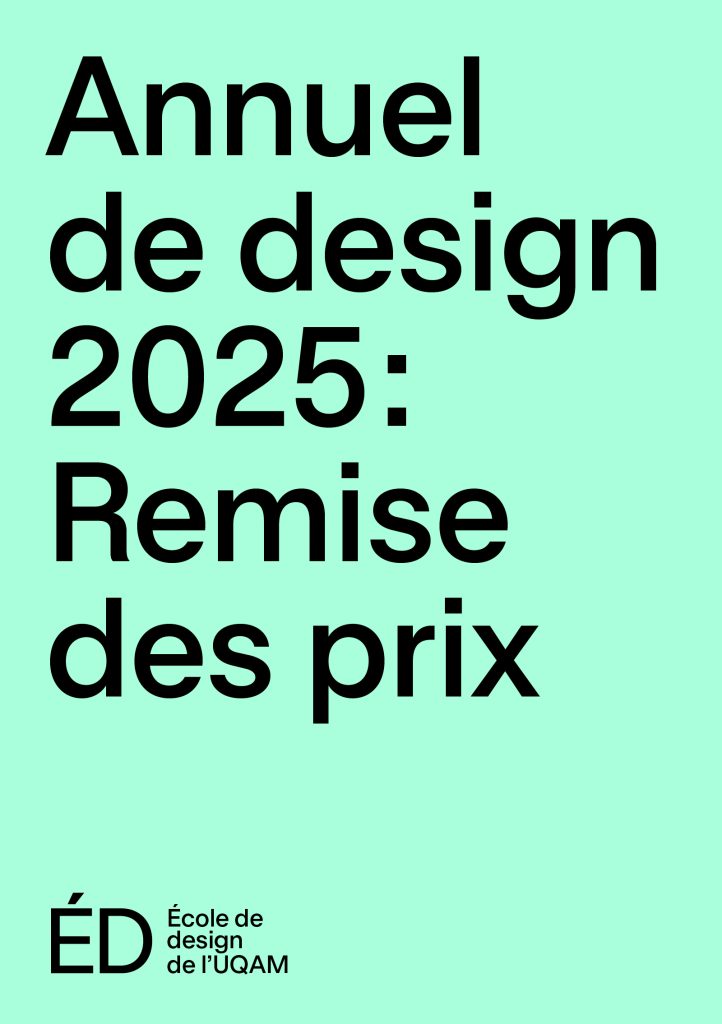 Annuel de Design 2025 : Remise des prix