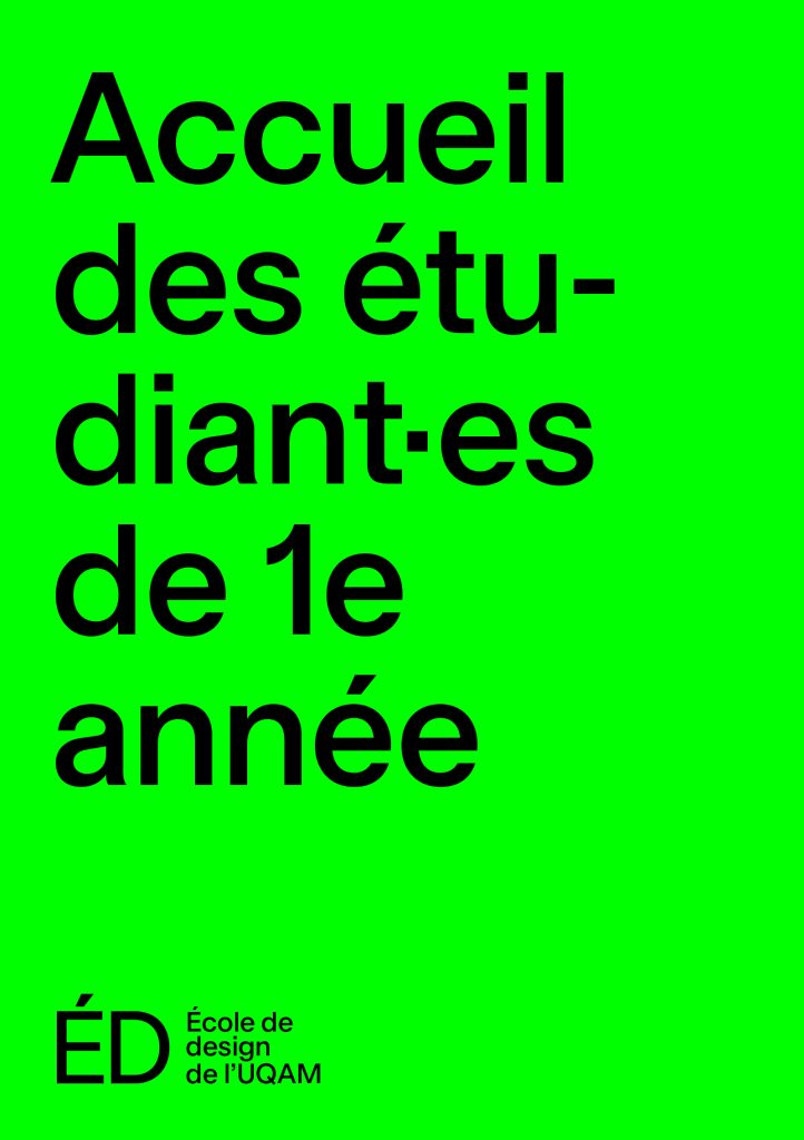 Accueil des étudiant·es de 1e année