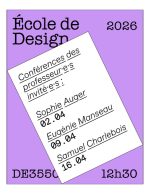 Professeur·es invité·es : Samuel Charlebois